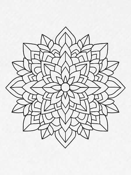 Florales Mandala