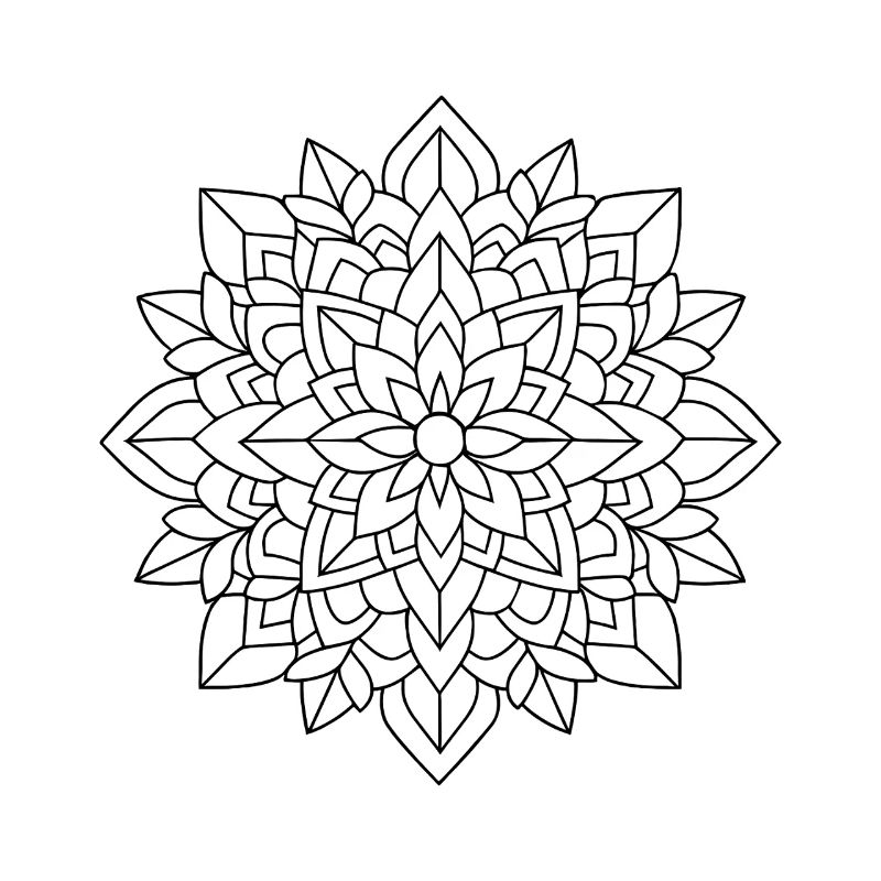 Mandala floral