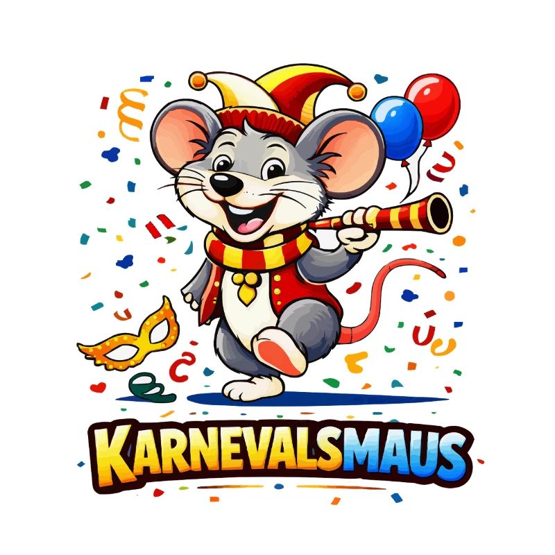 Karnevalsmaus Party-Motiv