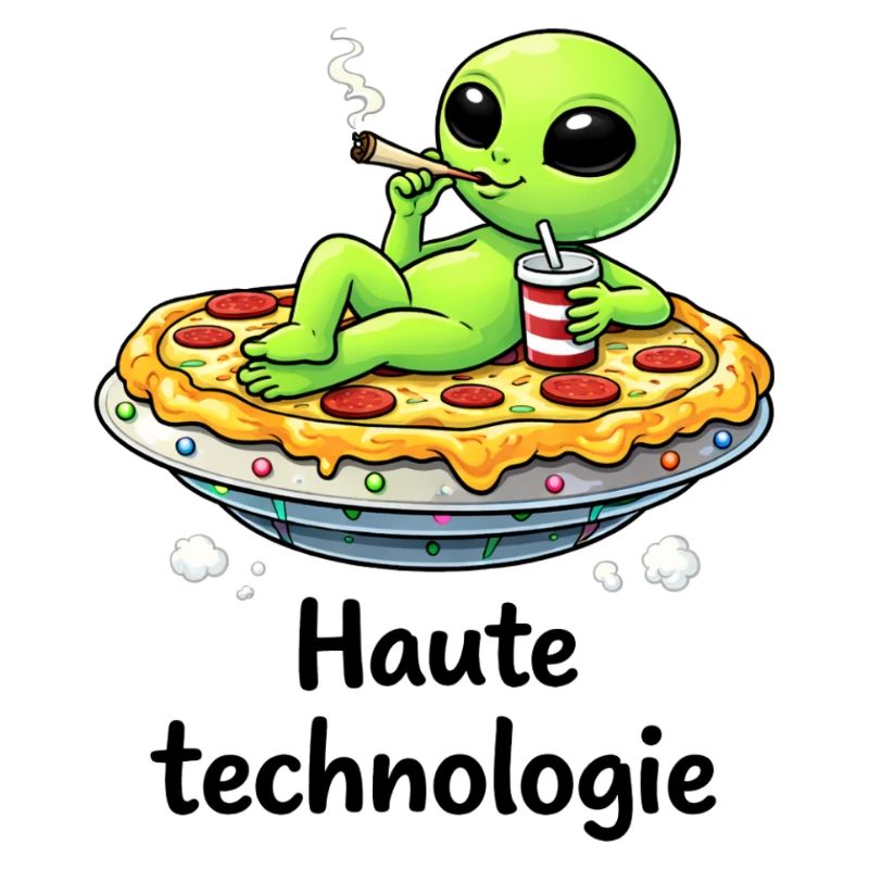 High tech – Alien relax and quirky humor