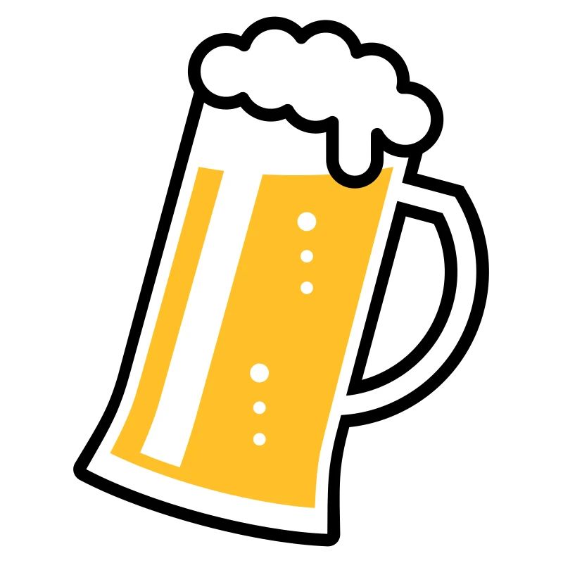 Maßkrug (Bier / Bierseidel / Bierglas / R /// 2C) 