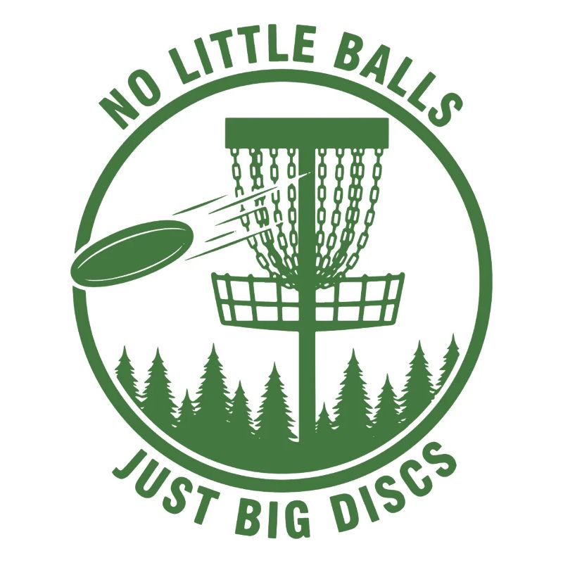 Pas de petites balles, juste de gros disques, drôle de disc golf