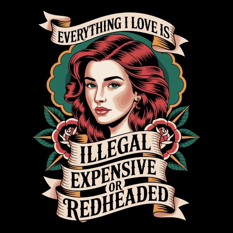 Everything I Love Is Illegal Expensive Rothaarig