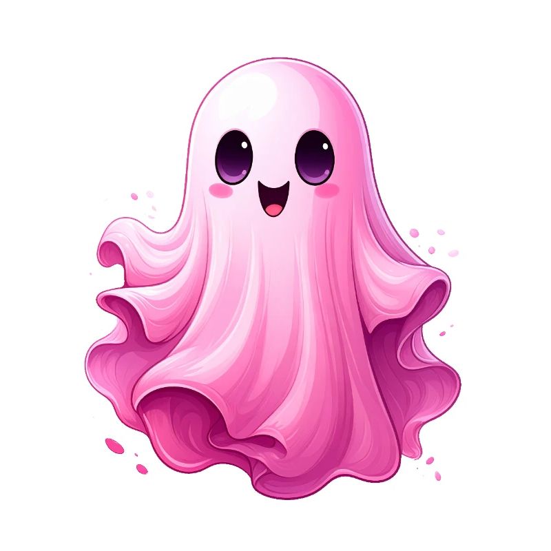 Cute Pink Ghost
