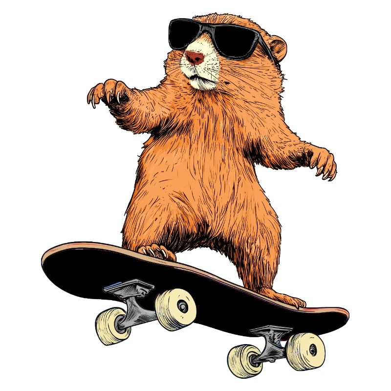 Murmeltier Skater