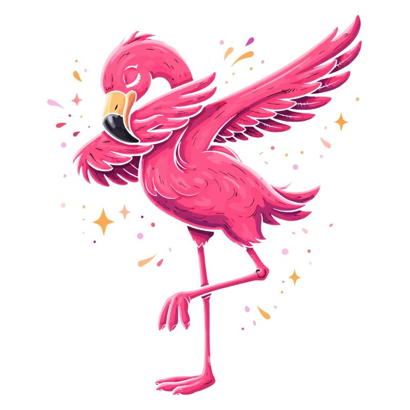Flamingo Leuchtendes Pink