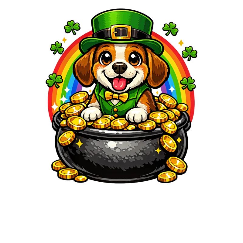 Beagle Leprechaun St. Patricks Day