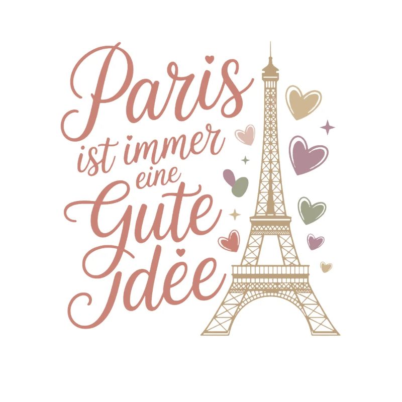  Paris Ist Immer Eine Gute Idee Eiffelturm Herzen