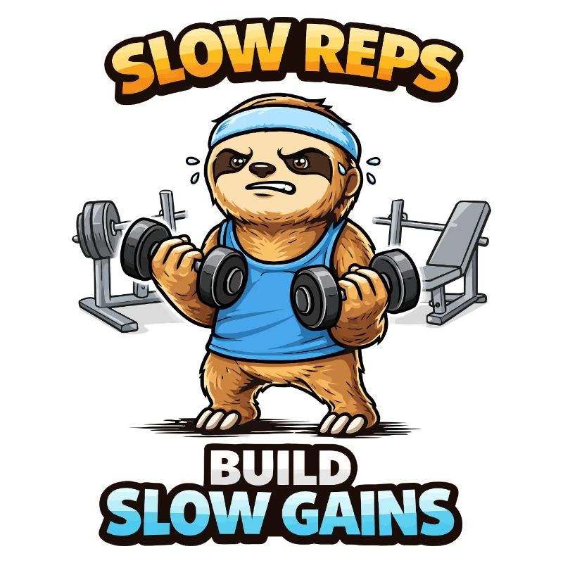 Langsame Wiederholungen Trägheit: Baue langsame Fortschritte auf