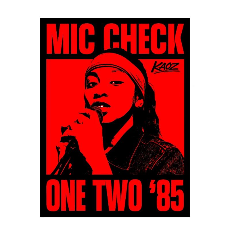 Mic Check One Two '85 Portrait
