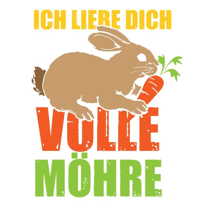 Ich liebe dich volle Möhre Valentinstag