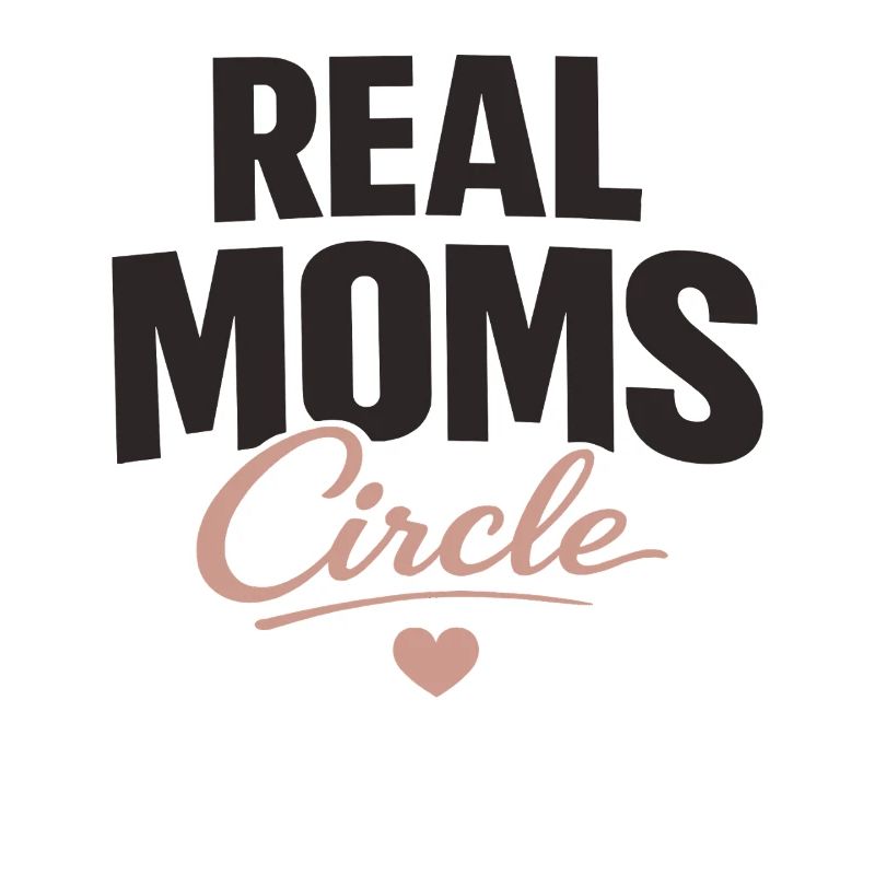 Real Moms Circle Typography for Strong Moms