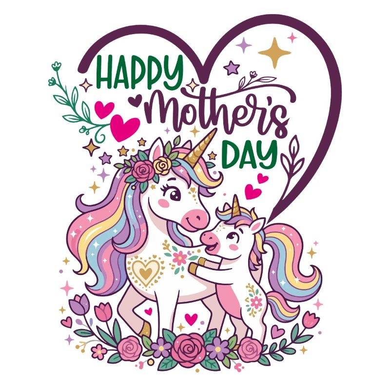 Alles Gute zum Muttertag, Einhorn-Mama