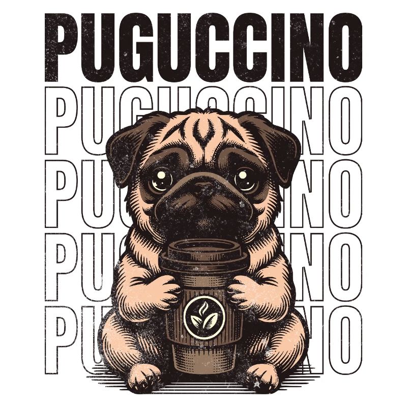 Puguccino Pug Kaffee & Coffee Vibes