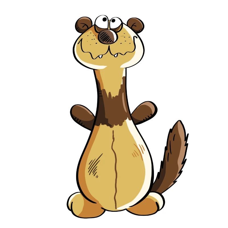 Naughty Ferret Comic - Gift - Polecat