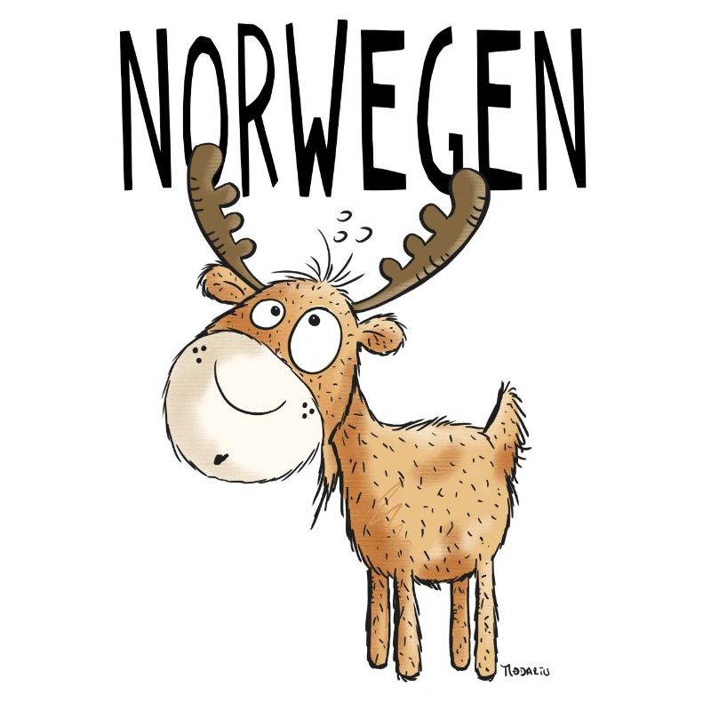 Elch aus Norwegen - Elche - Hirsch - Geschenk