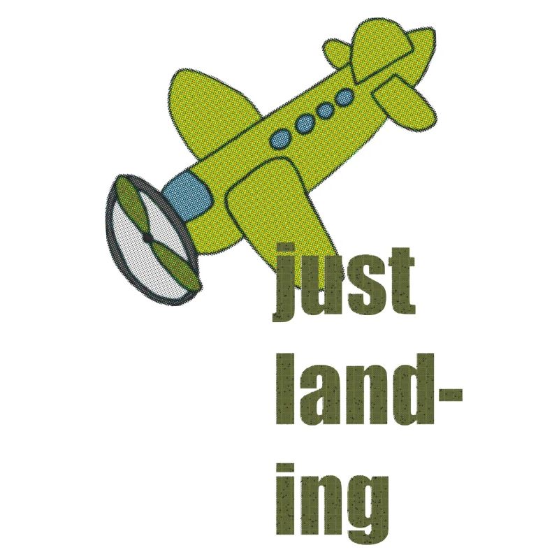 just landing