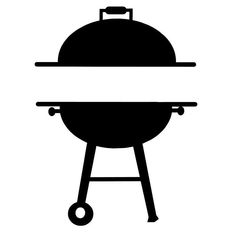 BBQ-Monogramm-Emblem