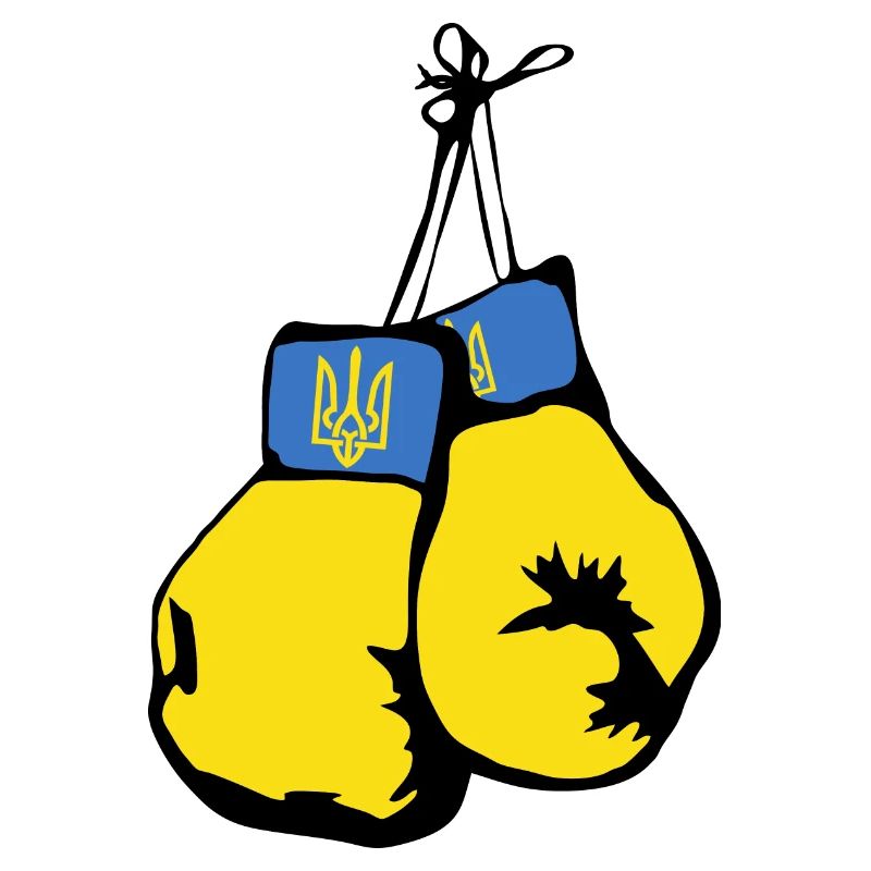 Gants de boxe drapeau de l’Ukraine