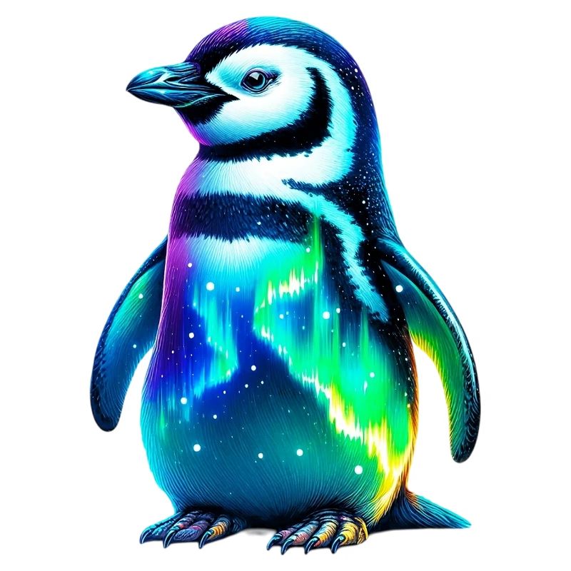 Aurora Borealis Penguin