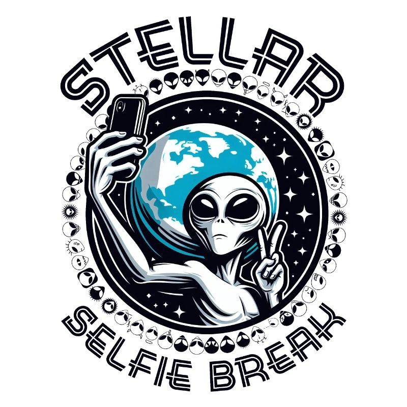 Alien-Selfie: Herausragende Selfie-Pause!