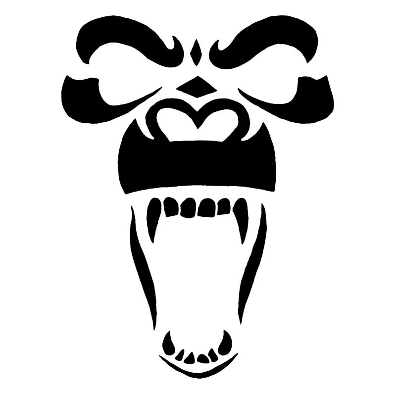 Schwarzer Gorilla
