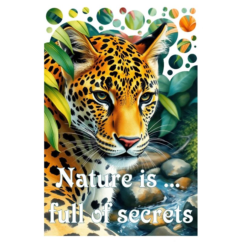 Léopard dans la jungle La nature regorge de secrets