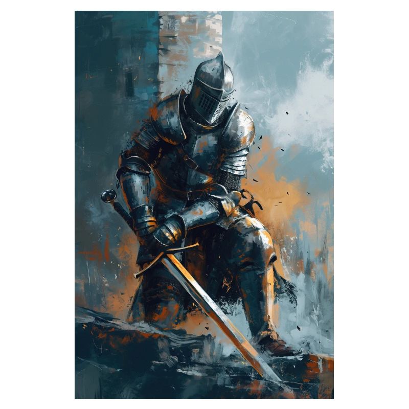Poster Illustration Chevalier