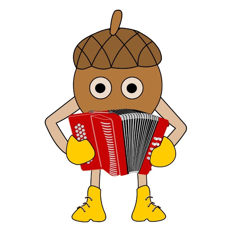 Knopf Akkordeonmutter