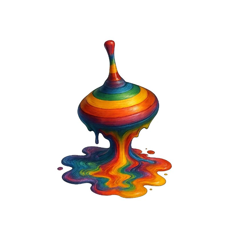 Schmelzender Kreisel