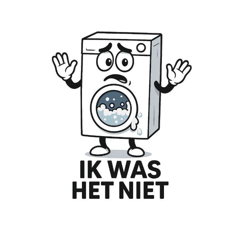 Sad Washing Machine Cartoon