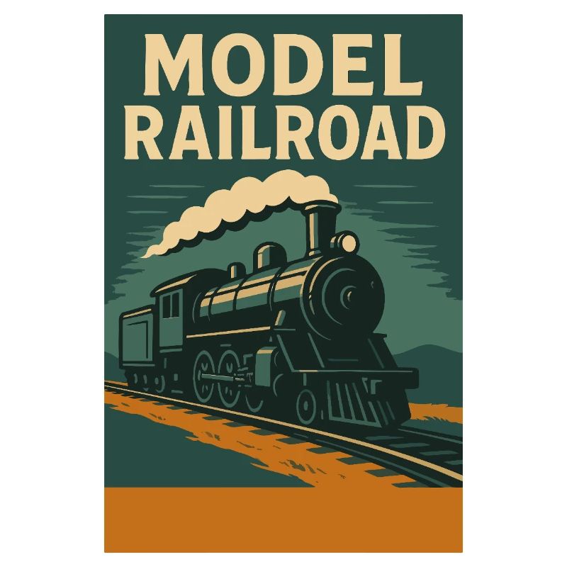 Model Train Illustration