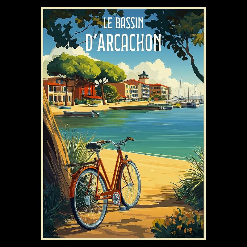 Reflet du Bassin d'Arcachon en Été