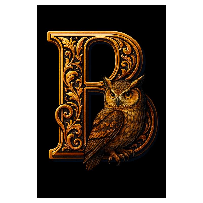 B - Magisches Ornament mit Eule