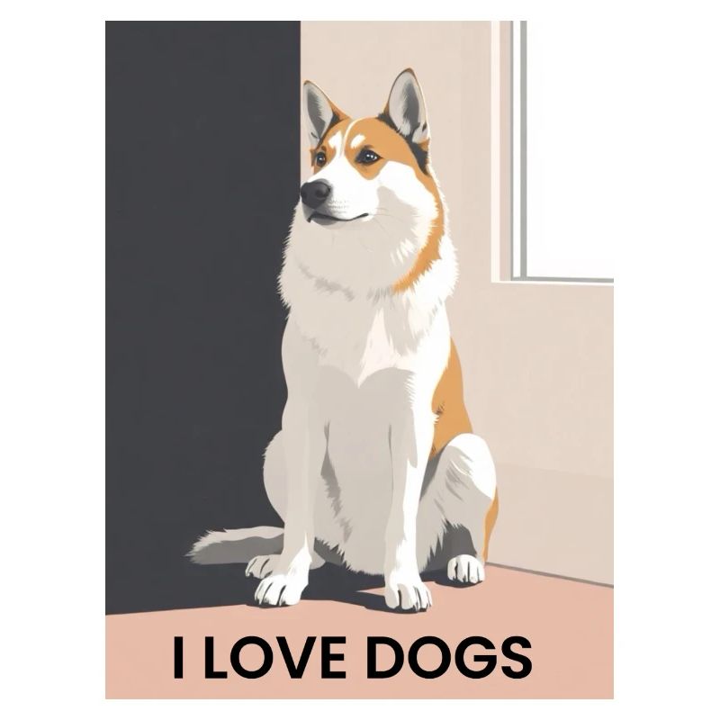 Hundefreundschaft Illustration