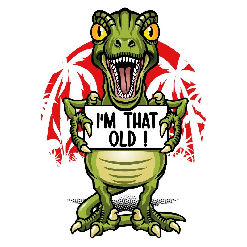 Ich bin ein alter Dinosaurier