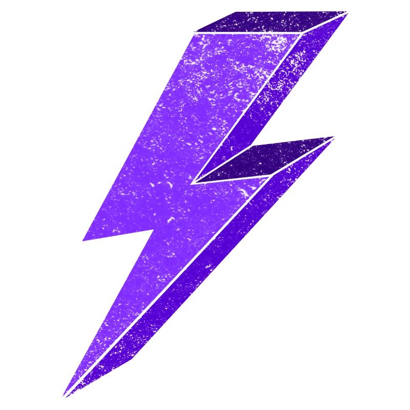 Electrifying lightning graphic for clothing 3D