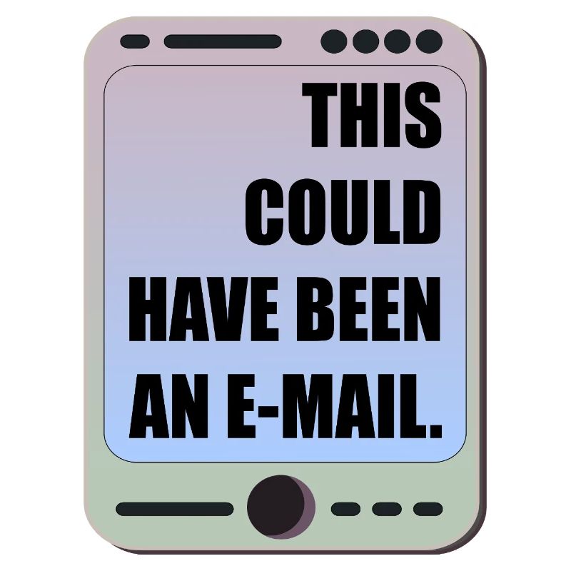 LUSTIGE BÜRO-MEETING-E-MAIL