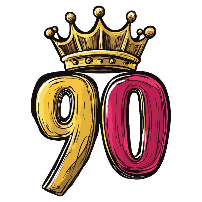 90 Zahl Krone