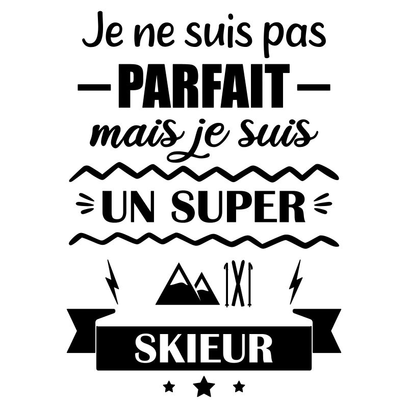 Super Skier Winter Mountain