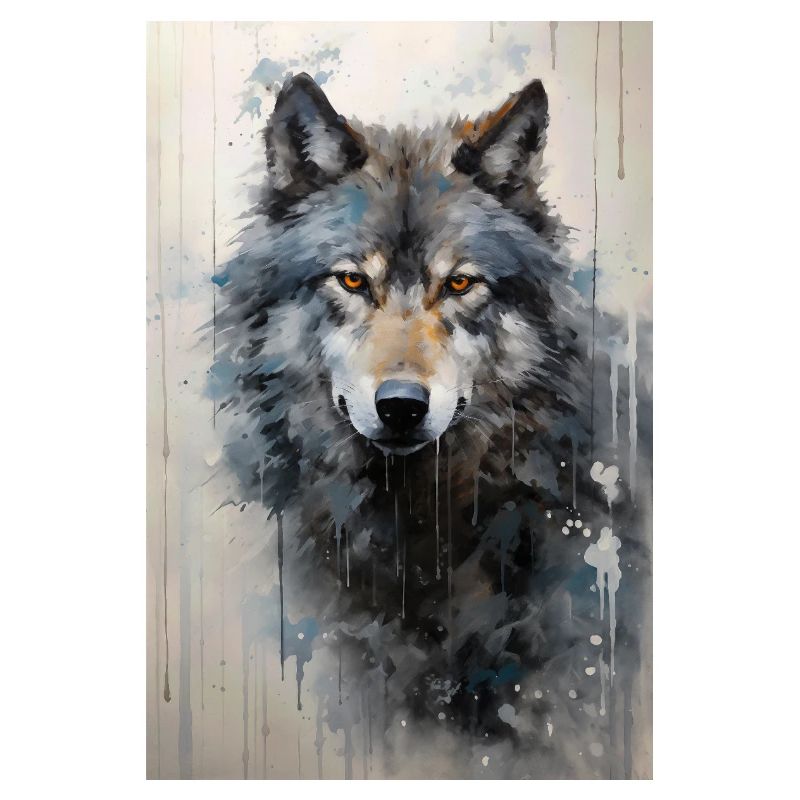 Illustration eines Wolfes