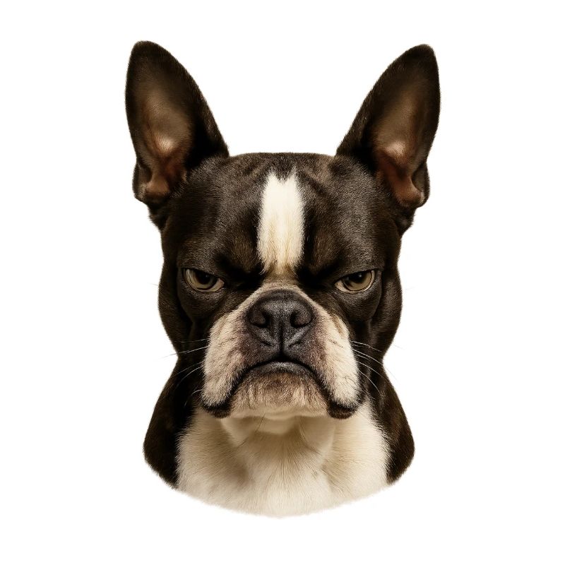 Eindrucksvoller Boston Terrier Blick