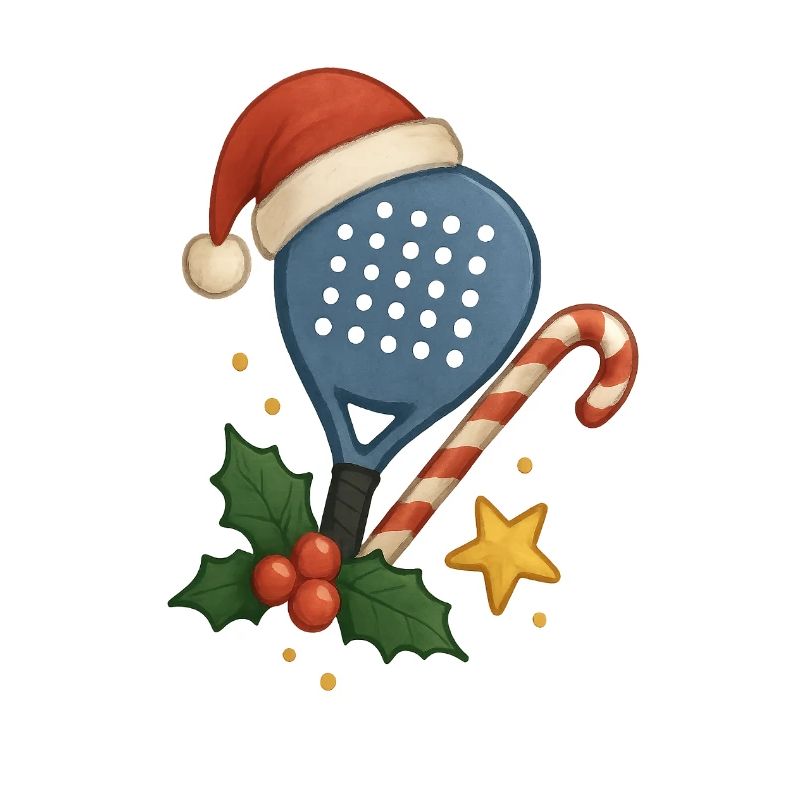 Weihnachts-Padel-Schläger