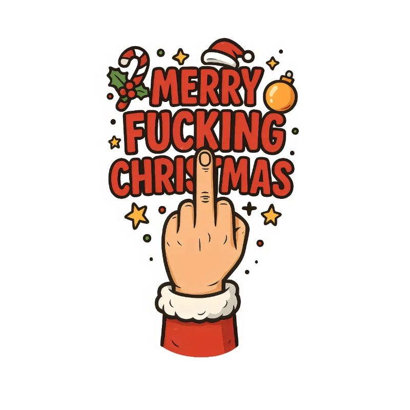 Doigt d’honneur Joyeux Noël
