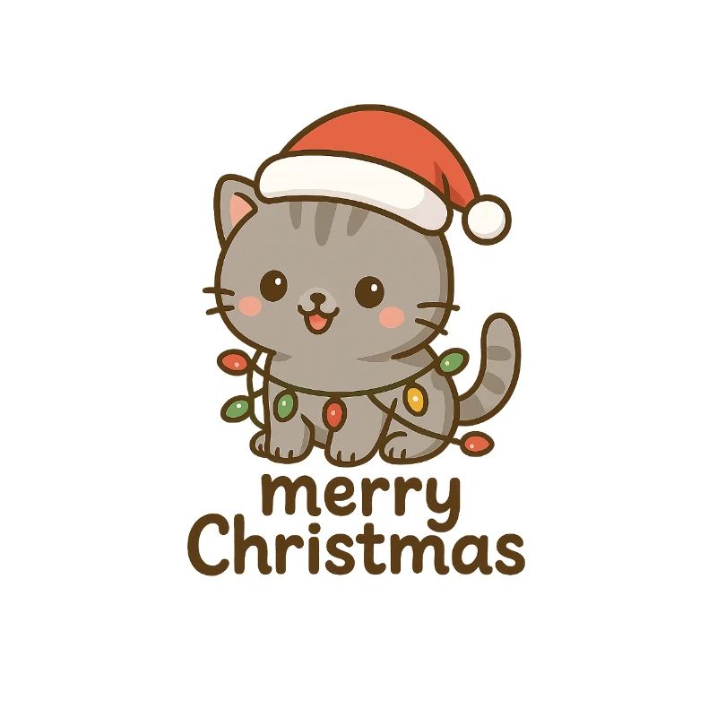 Chaton de Noël