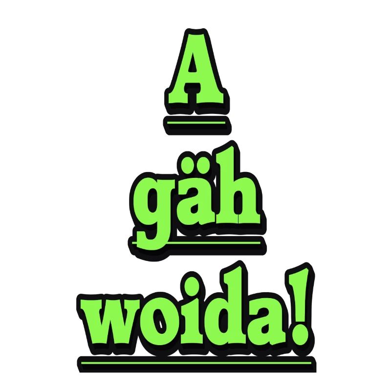 Neon Typo Stacking Design