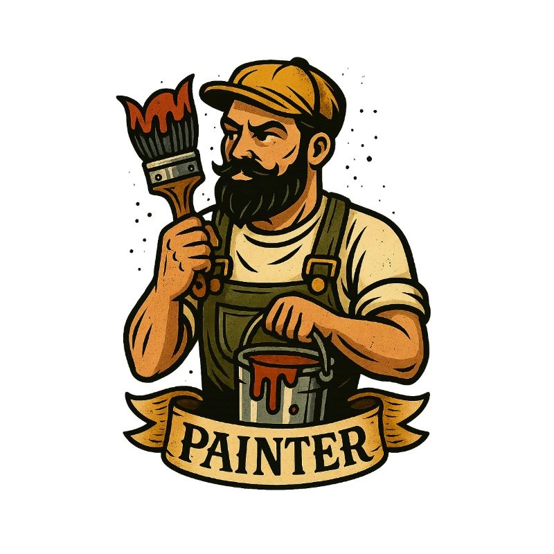 Pinselheld Maler-Logo