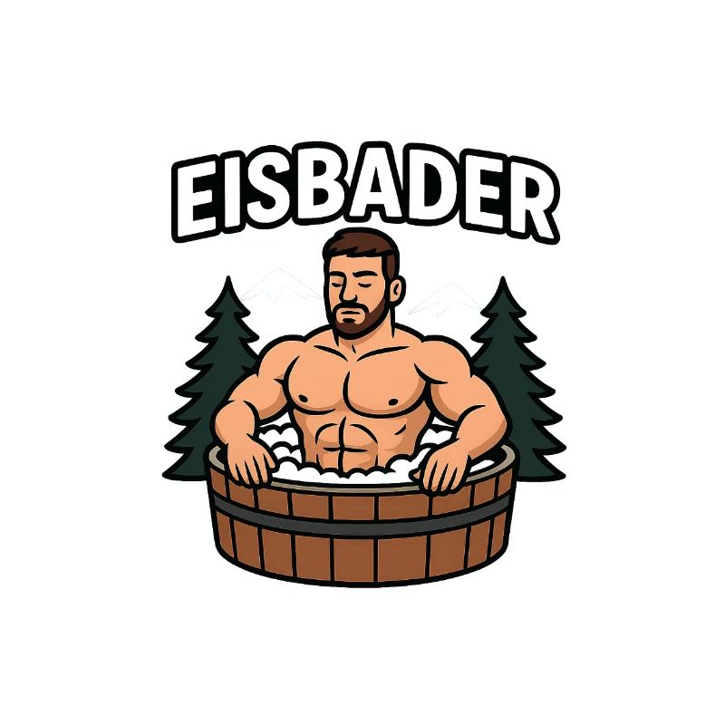 Baignées de glace dans la mare forestière