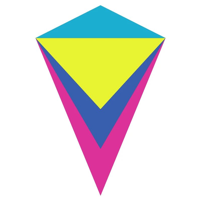 Mehrschichtiger Neon-Diamant