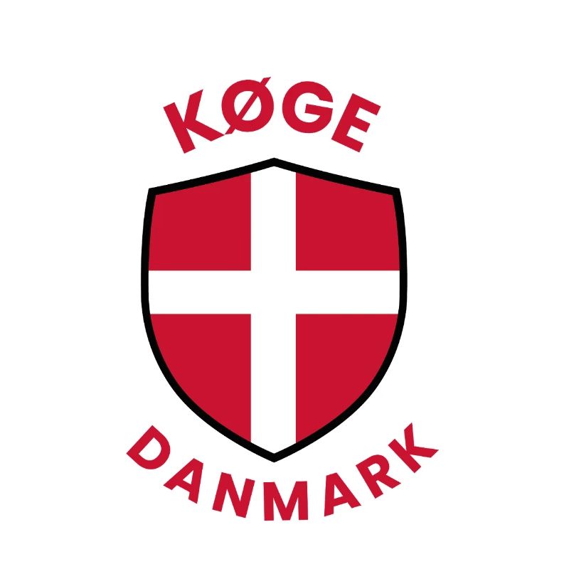 Écu du drapeau du Danemark de Køge